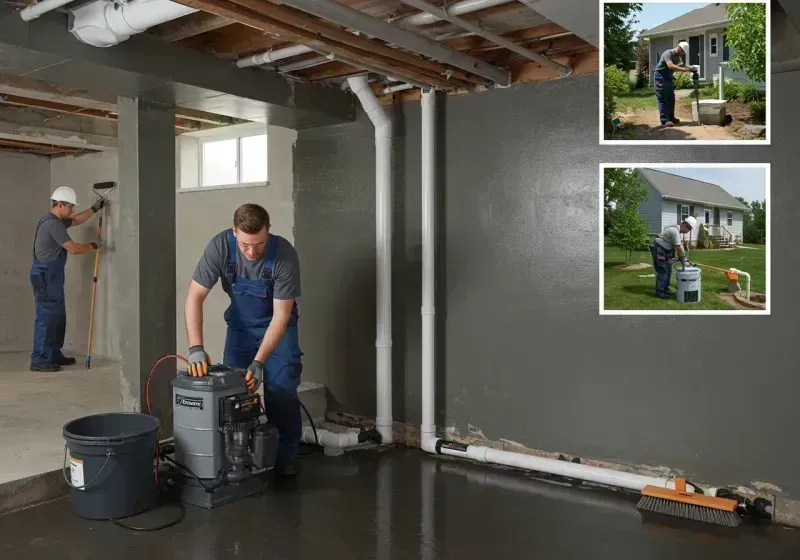 Basement Waterproofing and Flood Prevention process in Weaverville, NC